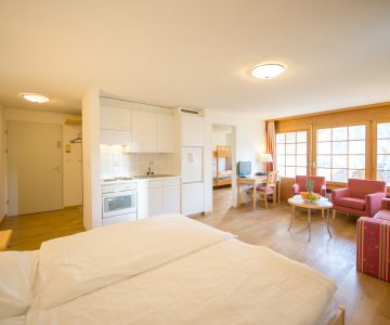 Zweizimmer Apartment Aparthotel Muchetta Davos Wiesen