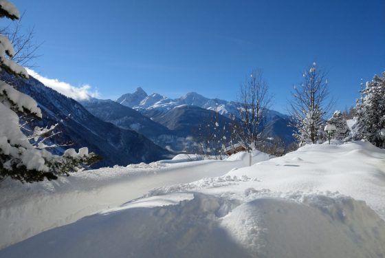Aussicht Tinzenhorn Schnee
