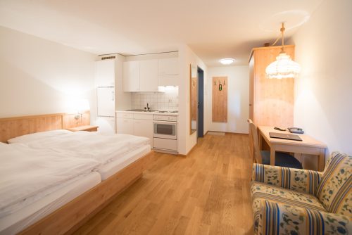 Aparthotel Muchetta Einzimmer Apartment Davos Wiesen