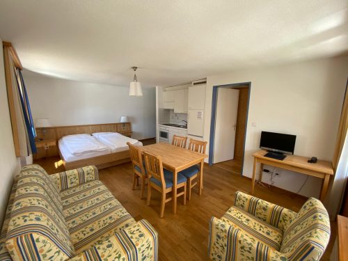 Zweizimmer-Apartment Aparthotel Muchetta Davos Wiesen