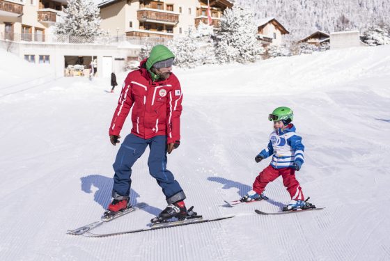 Wintersport Skifahren lernen in Davos Aparthotel Muchetta